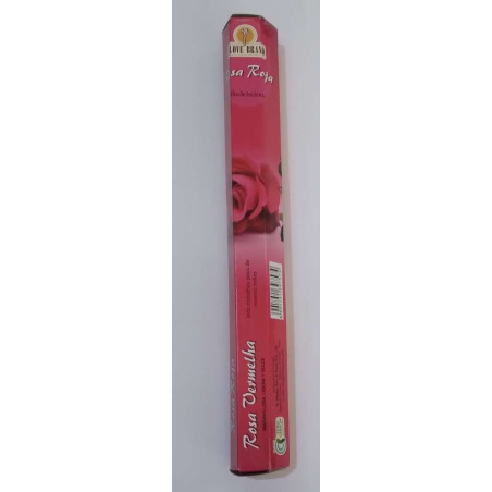 Rote Rose. Nelkenmarke Echter Weihrauch aus Indien