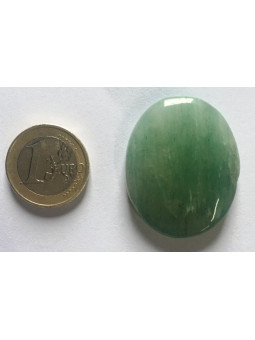 Naturstein Oval Grüner Quarz 3,5cm bis 4,5cm