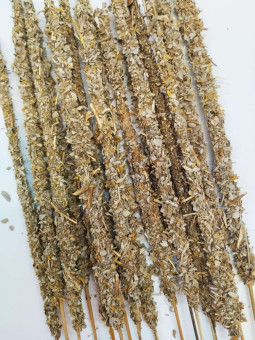 Calendula, Weißer Salbei und Heiligedelholz Stick. Einzeln erhältlich.