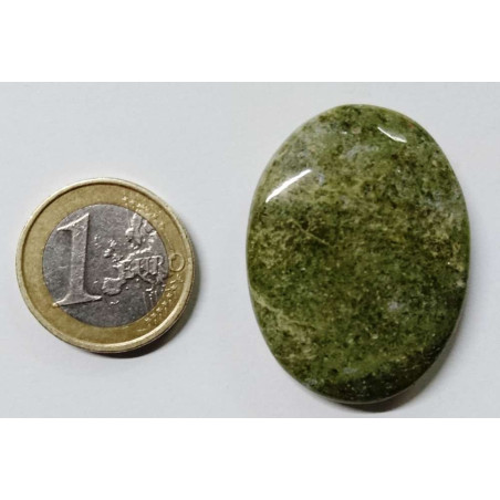 Naturstein Oval Grüner Jaspis 3,5cm bis 4,5cm