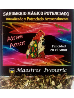 Magische Sahumery der Absicht zieht Liebe an