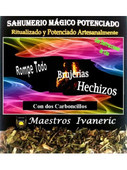 Magische zielgerichtete Holzkohle Holzkohle duftendes Weihrauch bricht durch alles