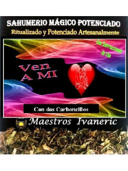 Magischer Zweck duftendes Holzkohle  Sahumerium Komm zu mir