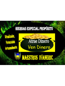 Magische Kräuter der Absicht kommen Geld