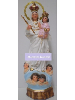 Bild der Weißen Jungfrau (weiße Farbe). 25cm