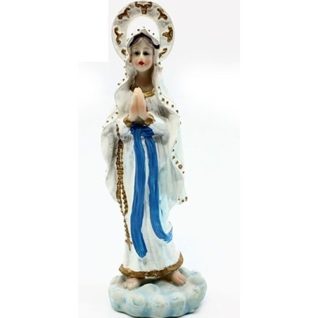 Bild Unserer Lieben Frau von Lourdes in Harz von 12cm