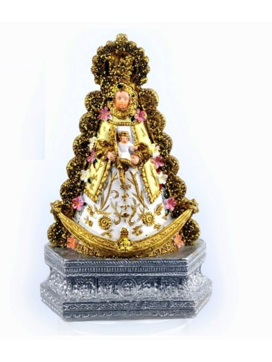 11cm Kunstharzbild der Jungfrau von El Rocio