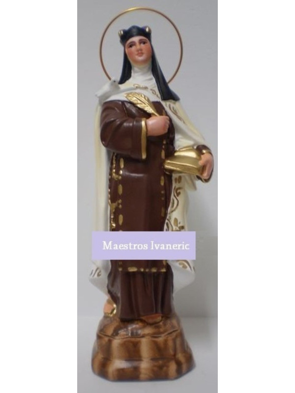 Bild der Heiligen Teresa von Avila. 25cm