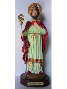 Kunsthandwerk Bild in Harz Saint Cyprian 24 Zentimeter