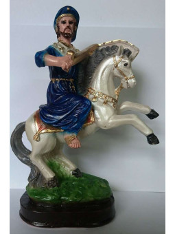 Handgefertigte Harzstatue des Heiligen Apostels Jakobus 22 cm