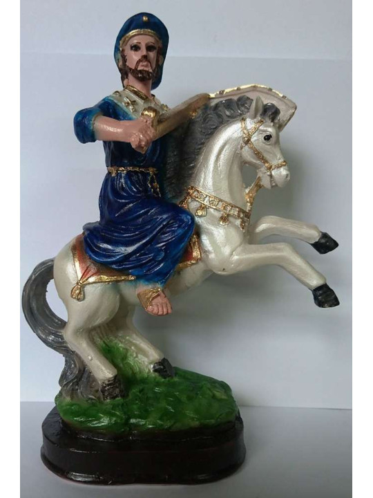 Handgefertigte Harzstatue des Heiligen Apostels Jakobus 22 cm
