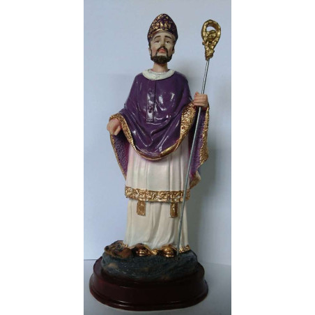 Handgefertigte Harz Statue Saint Cyprian 22 Zentimeter