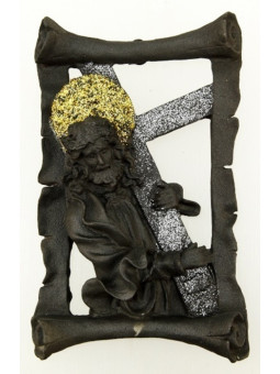 Bild von Christus in Resin 12x19cm