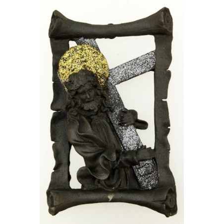 Bild von Christus in Resin 12x19cm