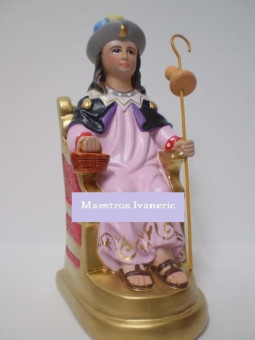 Kind von Atocha auf Thron 15cm