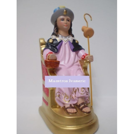 Kind von Atocha auf Thron 15cm