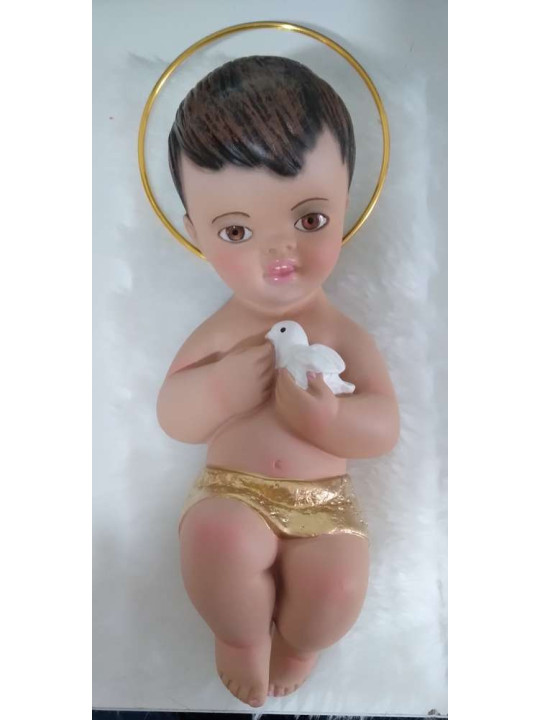 Jesuskind liegend mit 20 cm Haut.