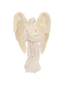 Weißer Engel Kerzenständer 23 cm