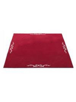 Rote Tarotmatte, Lenormand. 80x80cm