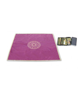 Tarotmatte Lila, Esoterik. 80x80cm