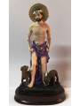 Handgemachte Harz Statue Saint Lazarus 23 Zentimeter
