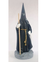 Handgefertigtes Bild des Nazareners aus Kunstharz, 20cm, schwarz