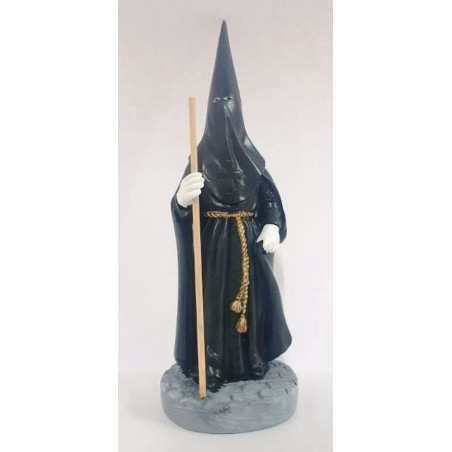 Handgefertigtes Bild des Nazareners aus Kunstharz, 20cm, schwarz