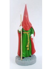 20cm Handgefertigtes Bild des Nazareners aus Kunstharz Grün und Rot