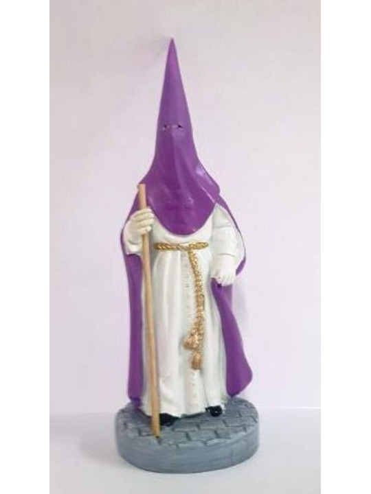 Handgefertigtes Harz Bild des Nazareners Flieder und Weiß 20cm