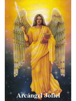 Erzengel Jophiel Plastifizierter Druck 5x7,5cm