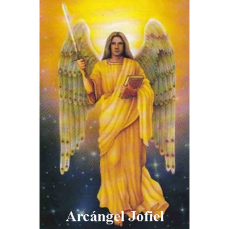 Erzengel Jophiel Plastifizierter Druck 5x7,5cm