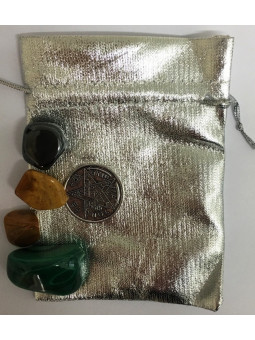 Pack Angebot 50 Einheiten Tasche Amulett Tasche, Talismane Silber 12cm x 9cm