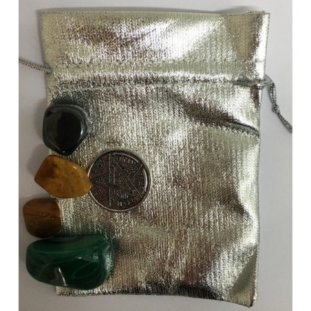 Pack Angebot 50 Einheiten Tasche Amulett Tasche, Talismane Silber 12cm x 9cm