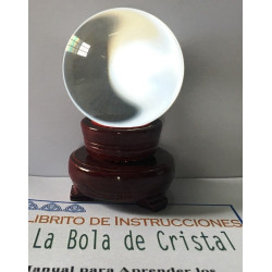 Kristallkugel 60 mit Holzständer und GebrauchHeiligeweisung