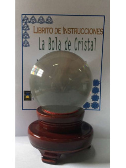 Bola Cristal 80 mit Holzständer und GebrauchHeiligeweisung