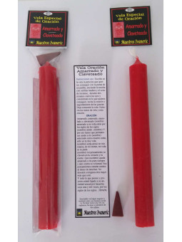 Speziell Potenzierte Kerze mit Gebet gebunden Lamp, angeheftet