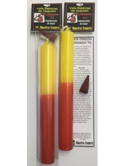 Spezialbetriebene Kerze mit Gebet Call Me Now