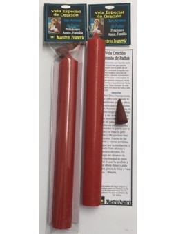 Spezial-Kraftkerze mit Gebet St. Antonius Padua