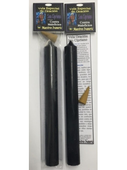 Spezialkerze mit Gebet des heiligen Cyprian