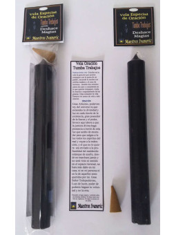 Speziell angetriebene Kerze mit Gebetsgrab funktioniert