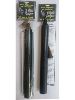 Spezielle Potenzierte Kerze mit Gebet Heilige Deshacedor