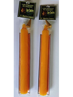 Sonderstromkerze mit Gebet Heilige Onofre