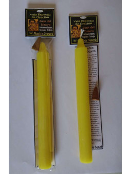 Spezielle Kraftkerze mit Johannes von Geld Gebet