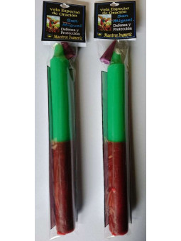 Spezielle Potenzierte Kerze mit St. Michael Gebet