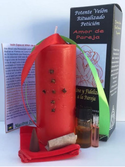 Speziell Potenzierte Couple's Love Petition Kerze