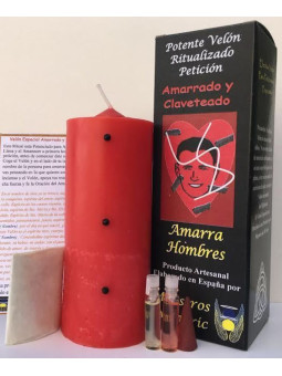 Spezial-Petitionskerze, gefesselt und aufgespießt