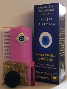 Türkische Augenkerze mit besonderer Kraft, gegen Neid und das Böse Auge