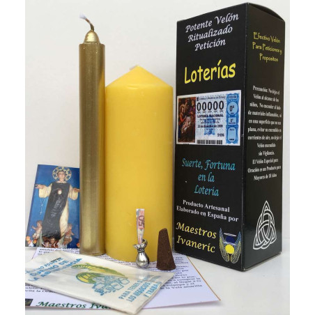 Sonderpotenzierte Lotterieantragskerze