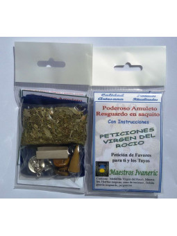 Mächtiges Amulett Amulett Resguardo Peticiones Virgen del Rocio