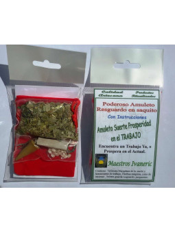 Mächtiges Amulett Glücksbringer bei der Arbeit